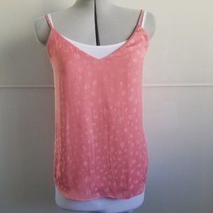 Pink Cheetah Cami Top Split Back Habitual